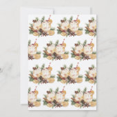 Spirituosen machen Brillantes Weihnachtscocktail-P Einladung (Rückseite)