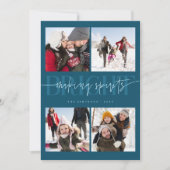 Spirituosen machen Glanz Aquamarin Weihnachten Mul (Vorderseite)