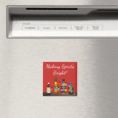 Spirituosen machen Glanz Weihnachten Cocktails Magnet (In Situ (Geschirrspüler))