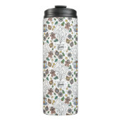 Spirituosen machen Glühkuchen Holiday Thermosbecher (Vorderseite)