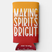 Spirituosen machen Helles Erntedank Party Selters Dosenkühler (Rückseite)