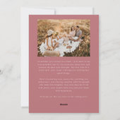 Spirituosen machen Hellrosa Weihnachten Multi-Foto (Rückseite)