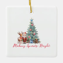 Spirituosen mit dem Niedlichen Weihnachtsmann hell