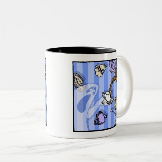 Spirituosen - Pop Goth Nightmare Surreal Zweifarbige Tasse (VorderseiteRechts)
