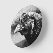 Spirituosen und Hühner Runde Wanduhr (Winkel)