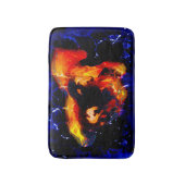 Spirituosen und Spirituosenflames Equine Theme Badematte (Vorderseite Vertikal)