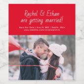 Spirituosenbezeichnung Weinetikett (Einzelnes Label)