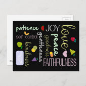 Spirituosenfrucht Postkarte (Vorne/Hinten)