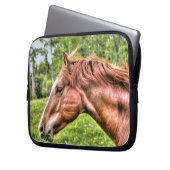 Spirituosenpferd Laptopschutzhülle (Vorderseite Links)