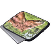 Spirituosenpferd Laptopschutzhülle (Vorne Knopf)
