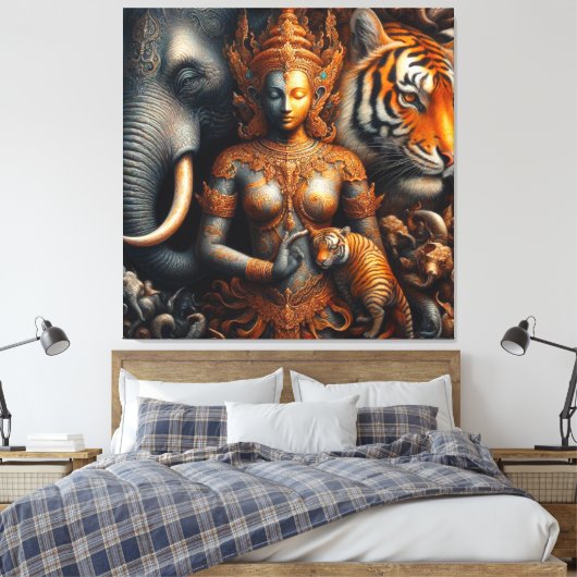 Spirituosentiger Leinwanddruck (Insitu (Schlafzimmer))