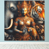 Spirituosentiger Leinwanddruck (Insitu (Holzboden))