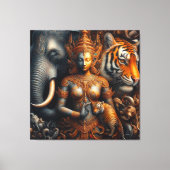 Spirituosentiger Leinwanddruck (Vorderseite)