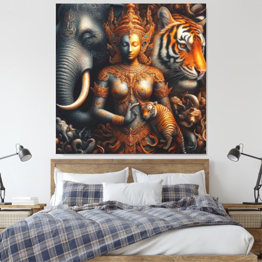 Spirituosentiger Leinwanddruck (Insitu (Schlafzimmer))