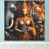 Spirituosentiger Leinwanddruck (Insitu (Holzboden))