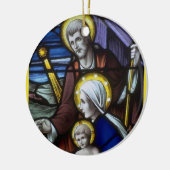 Spirituosenverzierung Keramikornament (Links)