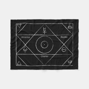 Spiritus Anima-Korpus-Fleece-Decke Fleecedecke