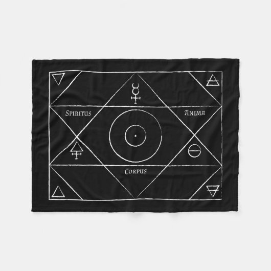 Spiritus Anima-Korpus-Fleece-Decke Fleecedecke (Vorderseite (Horizontal))