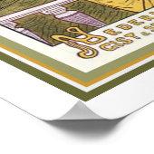 Spiritus Gloelicht Art Nouveau Ad Poster 12 x 16 (Ecke)