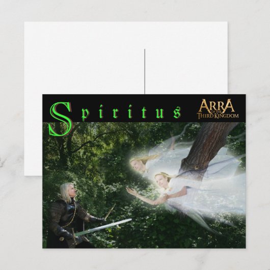 Spiritus Postkarte (Vorne/Hinten)