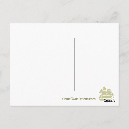 Spiritus Postkarte (Rückseite)