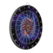 Spiro 2 Dart Board Dartscheibe (Vorderseite Links)