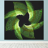 Spiro 3 Stretched Canvas Print Leinwanddruck (Insitu (Holzboden))