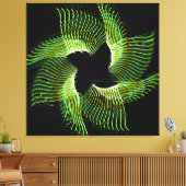 Spiro 3 Stretched Canvas Print Leinwanddruck (Insitu (Wohnzimmer))
