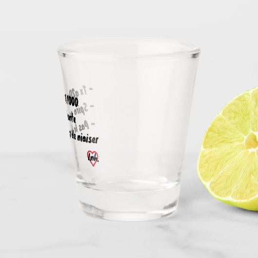 Spiro wartet schnapsglas (Rechts)