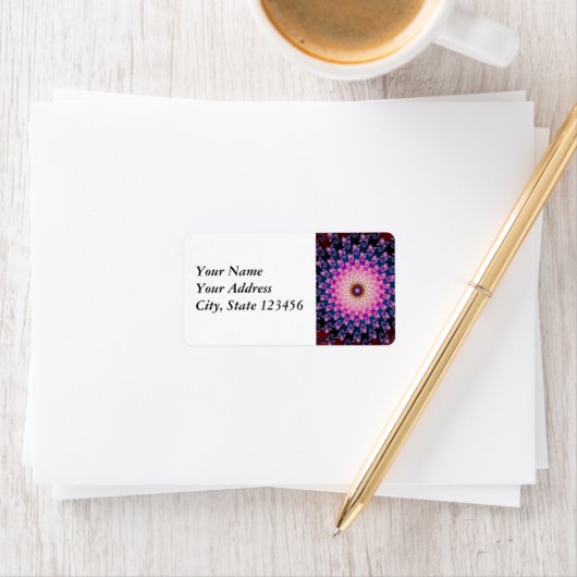 Spirograph Adressaufkleber (Insitu)