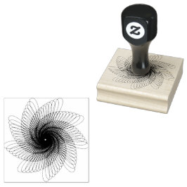 Spirograph Decorative Ornament Scrapbooking Gummistempel