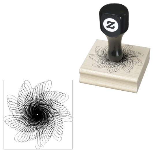 Spirograph Decorative Ornament Scrapbooking Gummistempel (Stempel)