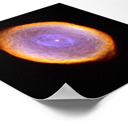 Spirograph Nebula Poster (Ecke)