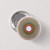 Spirograph Pride Pattern: Pan Button (Vorne & Hinten)