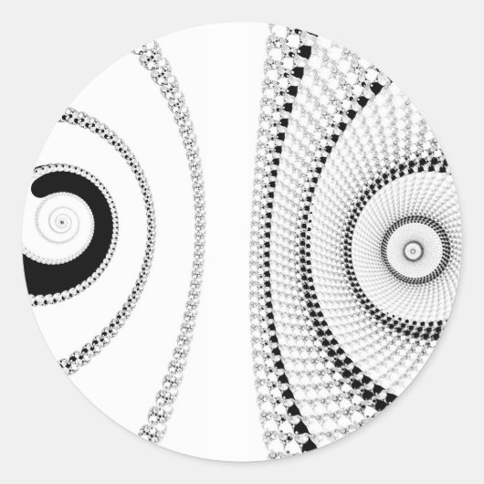Spirokleber Runder Aufkleber (Vorderseite)