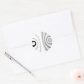 Spirokleber Runder Aufkleber (Umschlag)