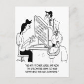 Spirometer Cartoon 7314 Postkarte (Vorderseite)