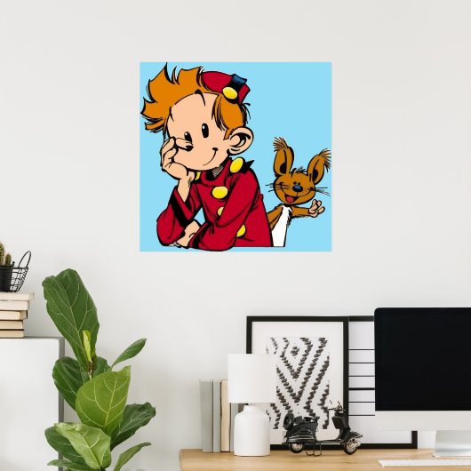 Spirou und Spip Poster (Heimbüro)