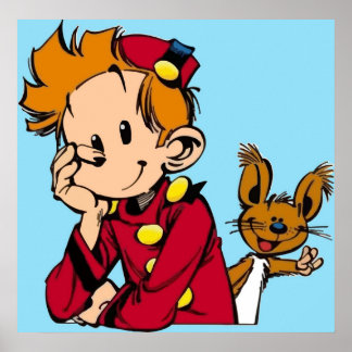 Spirou und Spip Poster