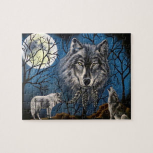 Spirt Wolf Puzzle