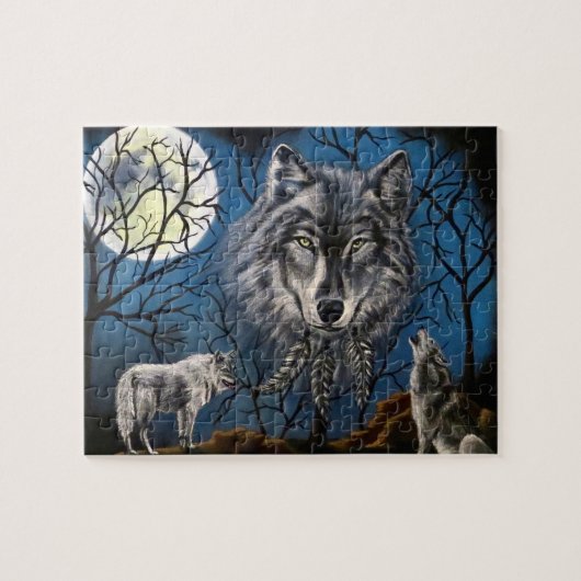 Spirt Wolf Puzzle (Horizontal)