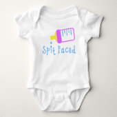 Spit Faced Baby Bodysuit Baby Strampler (Vorderseite)