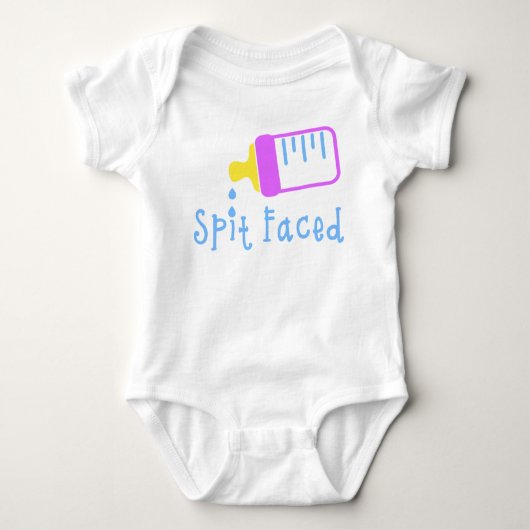 Spit Faced Baby Bodysuit Baby Strampler (Vorderseite)