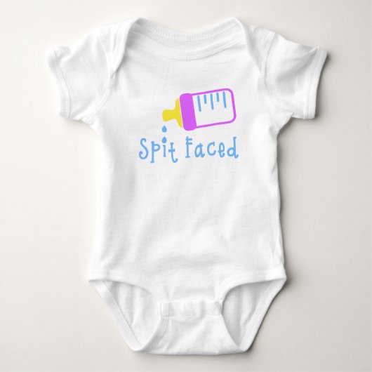 Spit Faced Baby Bodysuit Strampler (Vorderseite)