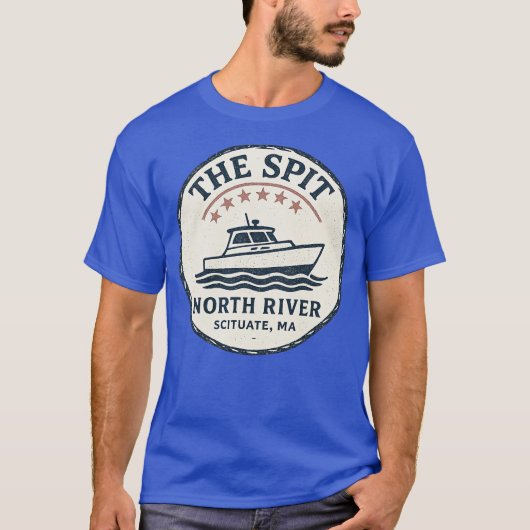 Spit North River Scituate, MA T-Shirt (Vorderseite)