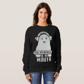 Spit Preworkout In My Mouth Funny Workout Gym Sayi Sweatshirt (Vorne ganz)