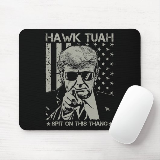 Spit über diesen Thang Funny Donald Trump 2024 Mousepad (Mit Mouse)