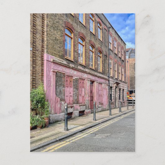Spitalfields, London UK Postkarte (Vorderseite)