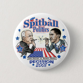 Spitball-Politik 2008 Button