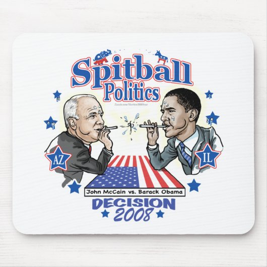 Spitball-Politik 2008 Mousepad (Vorne)